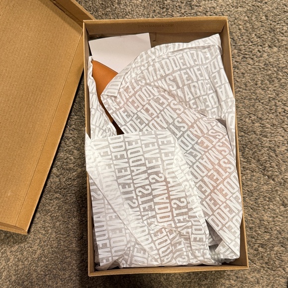 Steve Madden Elodine Tan Leather heels 7.5 - Picture 3 of 9